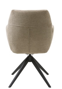 Scaun ROXANA SELECT, Taupe, 62x88x58 cm - Img 4