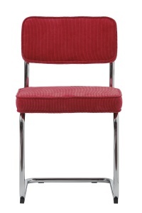Scaun RUPERT, Rosu, 53x84x50 cm - Img 2
