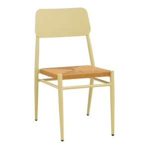 Scaun stivuibil, Giardino, Bej, 56x45x82 cm