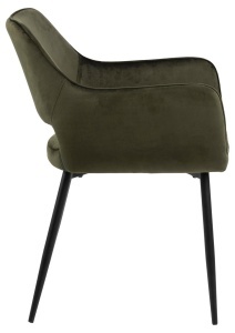 Set 2 piese Scaune dining Ranja, Verde, 79x56x59.5 cm - Img 5