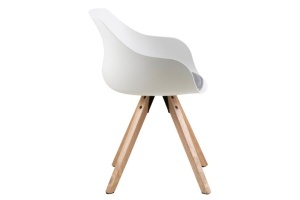 Set 2 piese Scaune dining Tina, Gri, 80.5x56.5x53 cm - Img 5