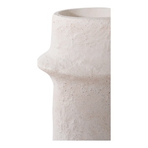 Set 2 piese Suporturi pentru lumanari, Alb, 11.4x11.4x15.2 cm