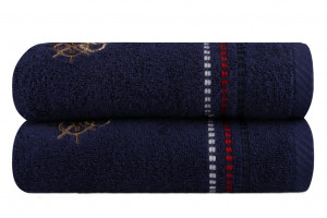 Set 2 Prosoape de Bucatarie Marina Dark Blue Cipa 50x70 cm (Bumbac 100%) - Img 3