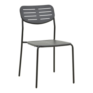 Set 3 masa si scaune gradina V2, Moraja, Negru, 70x70x73 cm - Img 5