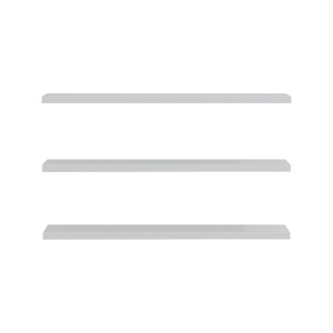Set 3 rafturi de perete Divar Pako World Alb 60x14.5x1.8 cm - Img 2