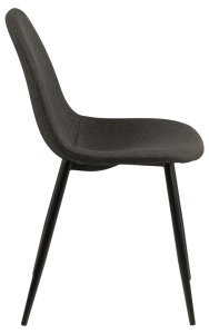 Set 4 piese Scaune dining Wilma, Gri, 84x44.5x56 cm - Img 4
