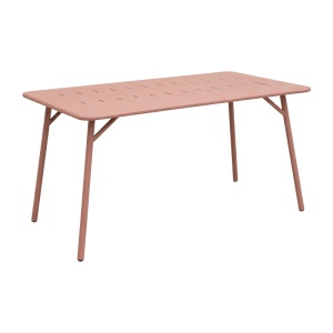 Set 5 piese masa si scaune gradina, Moraja, Terracotta, 80x140x72 cm - Img 3