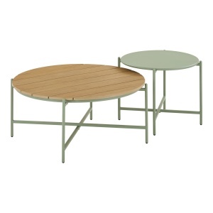 Set 5 piese Mobilier lounge pentru exterior Novella, Gri, 79x71x162 cm - Img 3