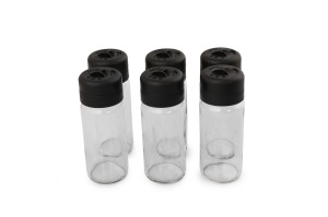 Set borcane pentru condimente, 6 bucati Star Transparent 6x6x10 cm - Img 3