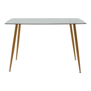 Set dining Chloe-Gaston, Pako World, 5 piese, Antracit-Natural, 120x70x75 cm - Img 6