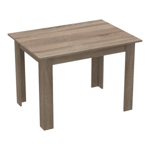 Set dining Manka-Gaston, Pako World, 5 piese, Negru-Sonoma, 110x80x77 cm - Img 5