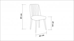 Set Masa si Scaune 4 Piese Vina - Atlantic Pine - Img 10