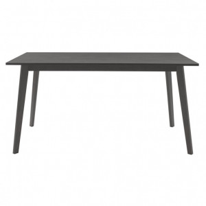Set Masa si Scaune Benson-Toto 7 Piese Gri Rustic 150x90x75 cm - Img 4