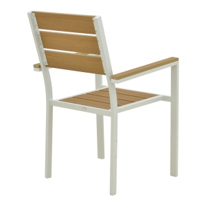 Set masa si scaune dining extensibil, 7 buc, Dagyn Breze, Pako, Natural 240x90x76 cm - Img 10