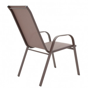 Set Masa si Scaune Gradina Watson-Calan 3 Piese Maro - Img 4