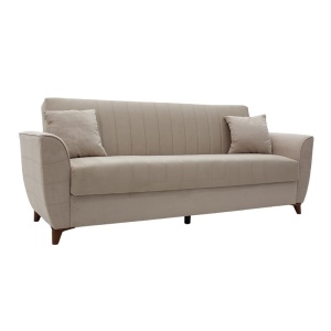 Set mobilier studenti 3 buc Living Pako World Bej 222x80x85 cm - Img 2