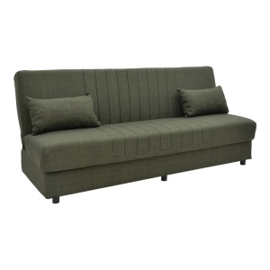 Set mobilier studenti canapea si masuta de cafea, 2 buc, Zing, Gri, 190x75x85 cm - Img 5