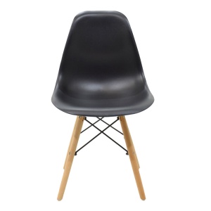Set mobilier studenti masa si scaune dining, 3 buc, Relish, Negru, 80x80x73 cm - Img 7