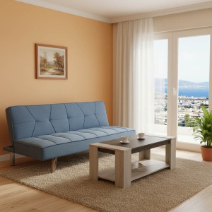 Set mobilier sufragerie 2 buc Atmos Albastru deschis 175x97x74 cm