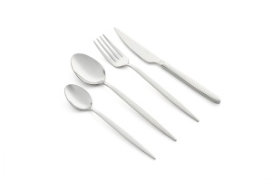 Set tacamuri (24 bucati) Venedik24 Argintiu - Img 2