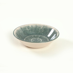 Set veselă din ceramică, 24 bucati Lavante splash Verde - Img 15