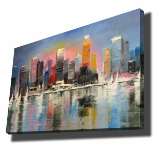 Tablou 70100NISC Multicolor 70x100 cm - Img 4
