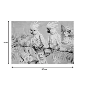 Tablou canvas Parote E, Pako World, 100x3x100 cm - Img 2