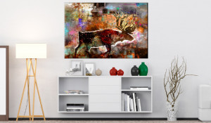 Tablou - Colourful Caribou 60x40 cm - Img 2