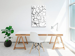 Tablou - Cracked Earth (1 Part) Vertical 40x60 cm - Img 2