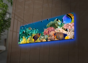 Tablou cu LED 3090DACT Multicolor 30x90x3 cm - Img 3