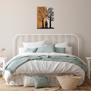 Tablou din lemn si metal Love Nuc 45x58 cm - Img 3