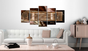 Tablou - Golden gentleness 200x100 cm - Img 2
