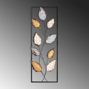 Tablou metalic Fagus Multicolor 32x90 cm - Img 5