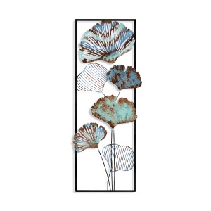 Tablou metalic Fig Multicolor 32x90x4 cm - Img 7