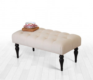 Taburet bancuta Soltani Bej 50x20 cm