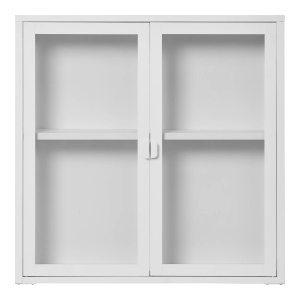 Vitrina suspendata Brisbane, Alb, 18x80x80 cm - Img 5
