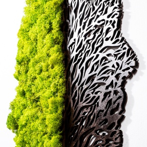 Accesoriu decorativ de perete Green Verde 45x1x56 cm - Img 3