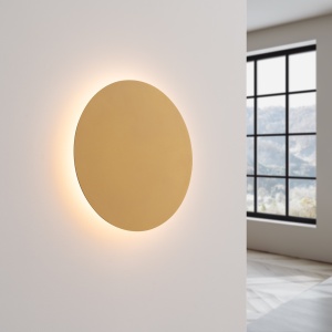 Aplica perete LED Borgen Auriu 3000K 30x30x3.5 cm - Img 3
