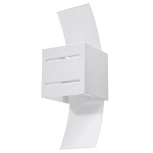 Aplica perete Loreto Alb 10x12x30 cm