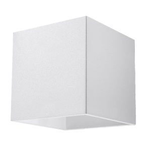 Aplica perete Quad Alb 10x12x10 cm