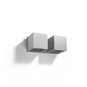 Aplica perete Quad Gri 26x12x11 cm - Img 2