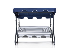 Balansoar cu 3 locuri Olea Multicolor 200x165x110 cm - Img 2