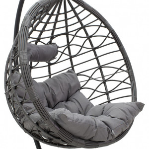 Balansoar de Gradina Hudson Gri 109x100x197 cm - Img 4