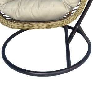 Balansoar Varur, Pako World, Bej, Ratan, 120x105x195 cm - Img 7