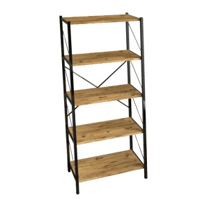 Biblioteca, Bimblem, Stejar, 30x60x150 cm - Img 2