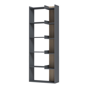 Biblioteca, Corpus, Antracit, 22x62x162 cm - Img 4