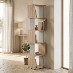 Biblioteca, Cubik, Pako, Gri 35x30x161 cm