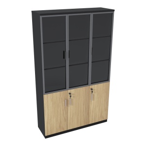 Biblioteca Lotus Natural 120x40x200 cm