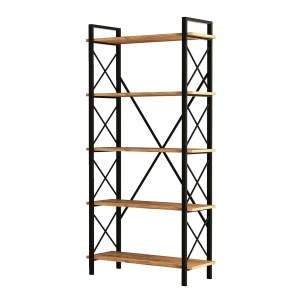 Biblioteca Nero Elit Walnut-Negru - Img 7