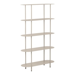 Biblioteca Rieti, Bej, 90x31x150 cm - Img 3